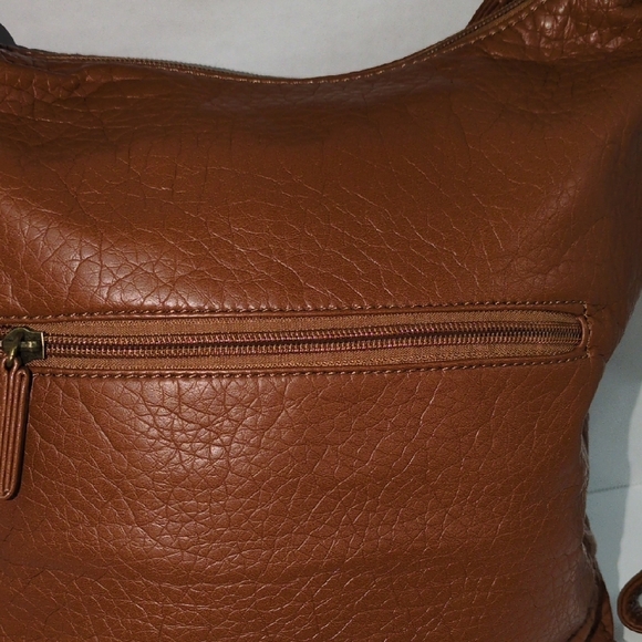 Ampere Creations Vegan Leather Backpack in Tan - Picture 5 of 12